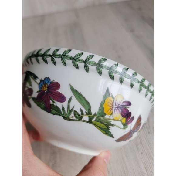 Portmeirion Botanic Gardens AS IS meadow saffron fruit bowl - Picture 8 of 9